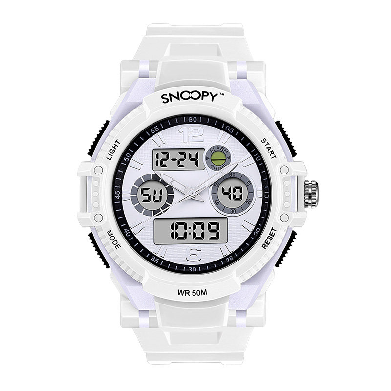 史努比运动儿童女多功能学生学生表 snoopy手表国产腕表