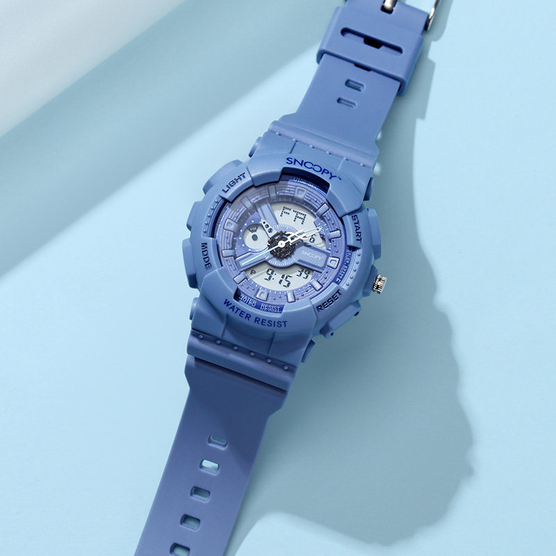 snoopy女运动防水学生儿童电子表 snoopy手表国产腕表