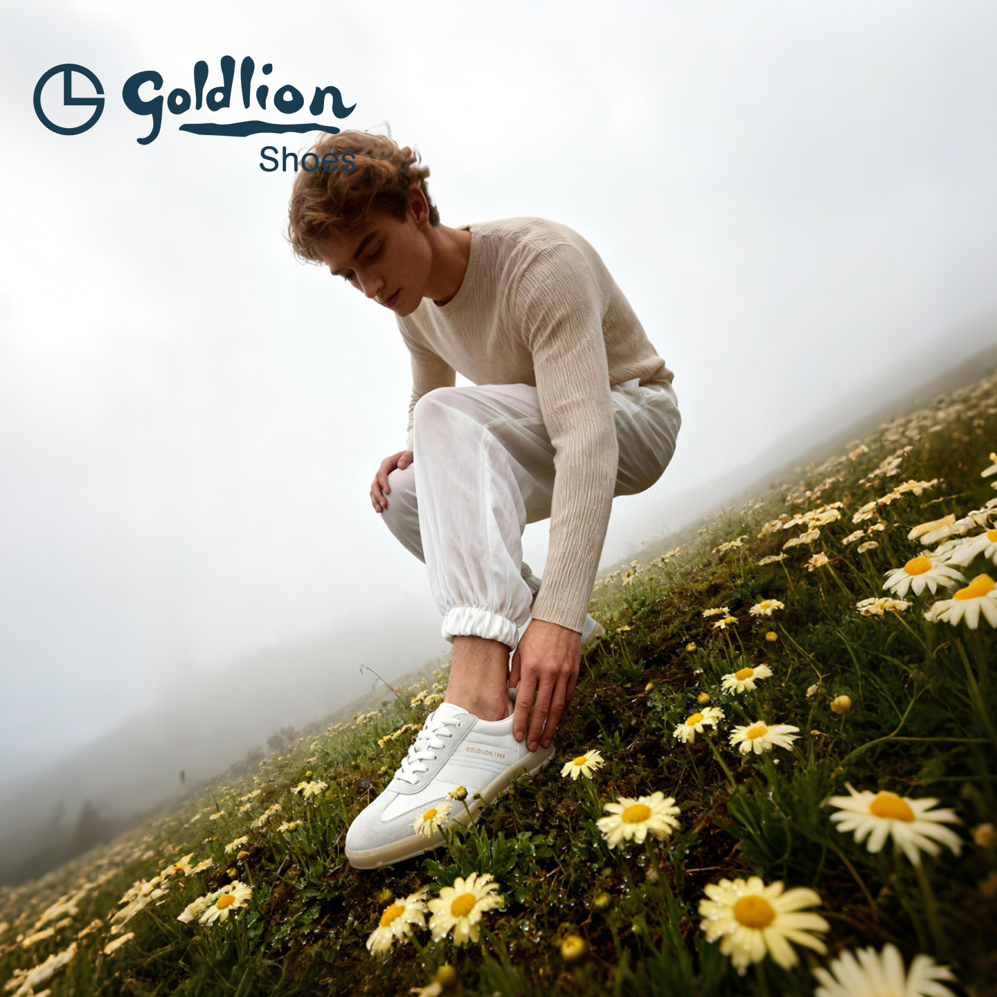 金利来男鞋2026春季新款白色德训鞋真皮百搭系带运动休闲板鞋男士,淘宝优惠券,粉丝福利购,淘宝优惠卷