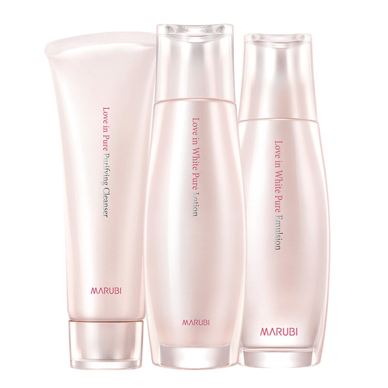 丸美水乳套装祛斑美白 丸美尚时美面部护理套装