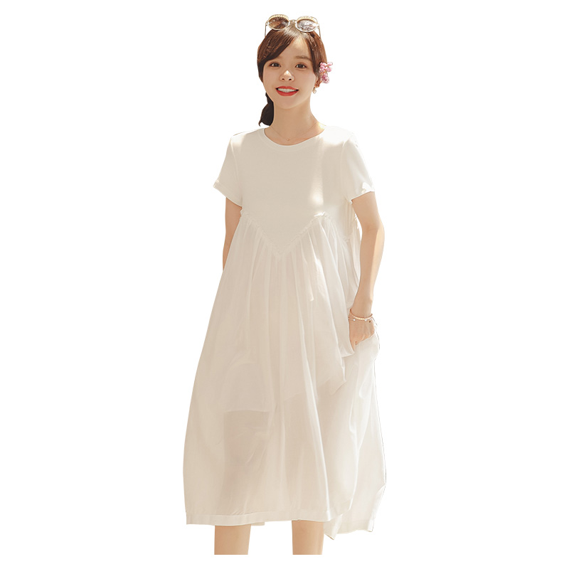 乔奥乔母婴专营店孕妇连衣裙仙女超仙夏天裙子长款过膝孕妇长裙夏季孕妇装夏装潮妈3