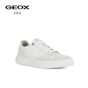 GEOX杰欧适男鞋潮流舒适简约圆头拼色系带休闲鞋U355WB