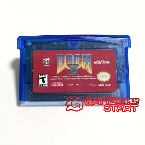 GBA全集成游戏卡带 毁灭战士2 DOOM2 英文/芯片记忆 - 图3