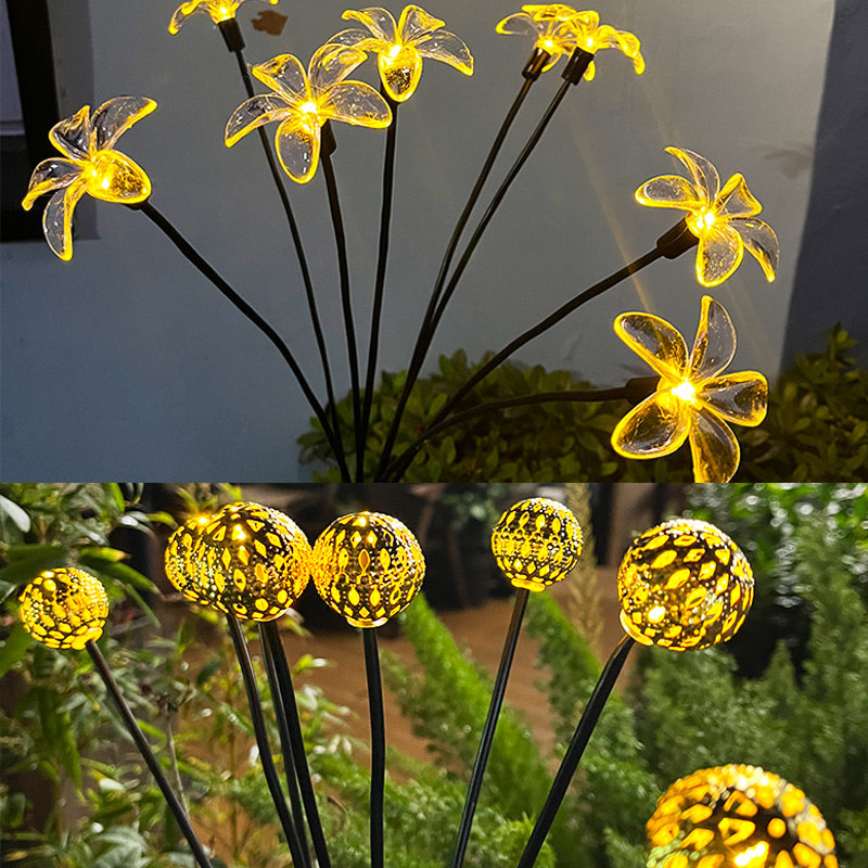 太阳能草坪灯户外庭院布置景观灯别墅花园装饰桃花家用防水地插灯,淘宝优惠券,粉丝福利购,淘宝优惠卷