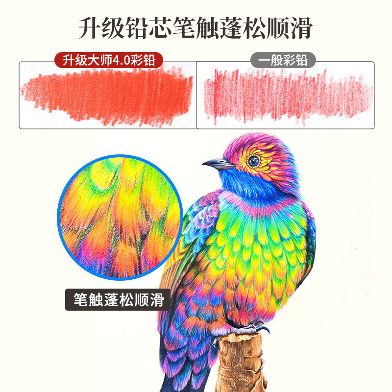 Marco马可大师系列耐光性专业美术彩色铅笔套装雪松木制耐晒彩铅笔专业手绘套装