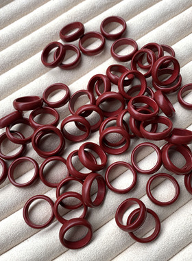 高含量紫金砂水晶跑环戒指