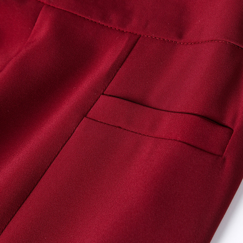 新款春秋高腰大脚荷叶裙裤顺滑女裤 众爱之美服饰休闲裤