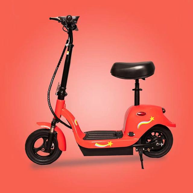 Little Dolphin Electric Car Mini Folding Men's and Women's Swimming Car Small Two-wheeled Battery Car Lightweight Lithium Battery Scooter
