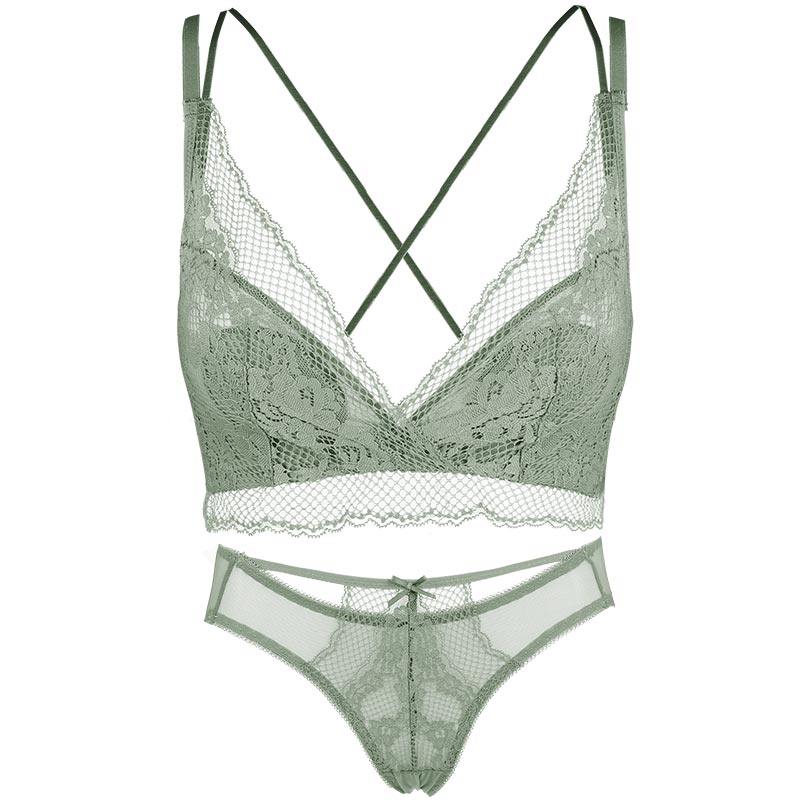 超薄款无钢圈大胸显小大码性感文胸 莉妃文胸