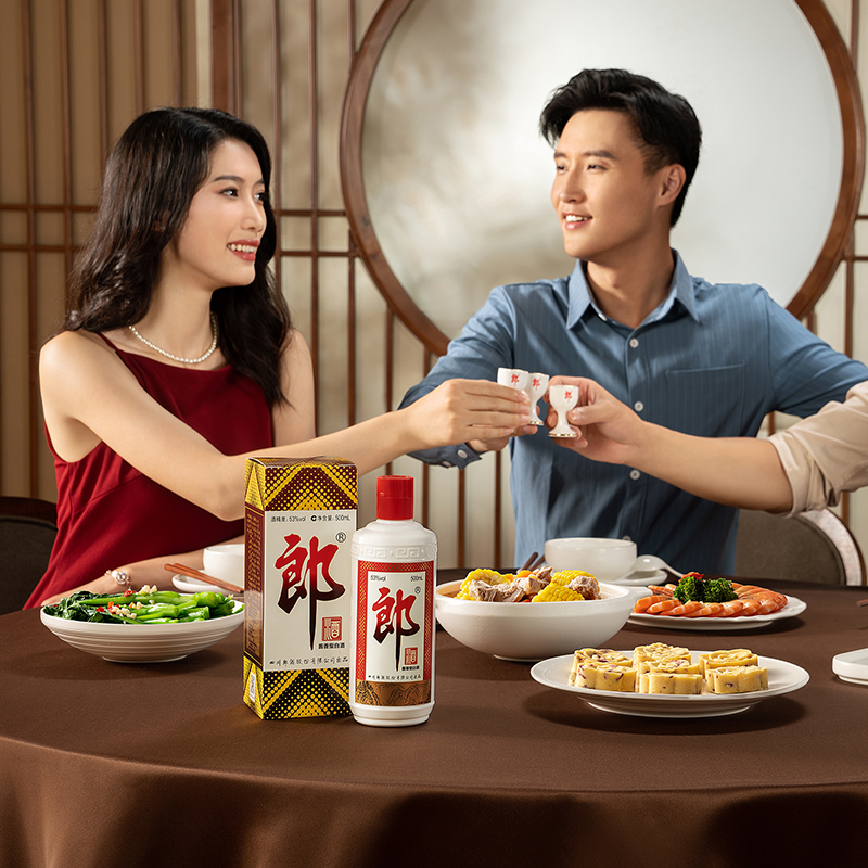 郎酒 郎牌郎酒普郎53度酱香型白酒500ml*6瓶整箱 宴请送礼 年份酒