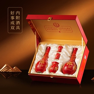 郎酒红花郎十53度酱香型白酒500mL*2礼盒