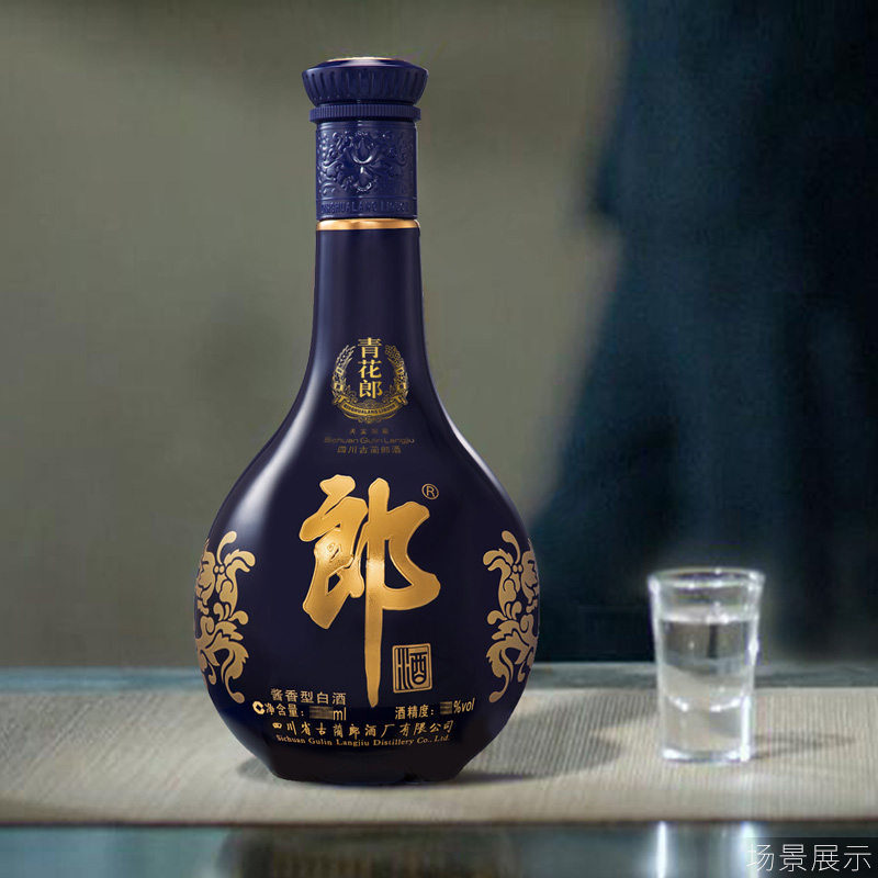 [2017年产]郎酒 青花郎 53度酱香型白酒 500ml 过节送礼