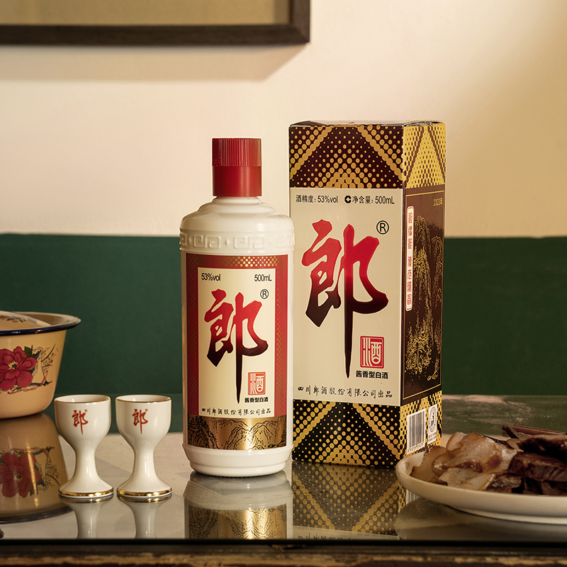 郎酒 郎牌郎酒普郎53度酱香型白酒500ml*6瓶整箱 宴请送礼 年份酒