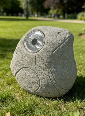 创意太阳能装饰庭院猫头鹰摆件光感花园造景小夜灯氛围感园艺装饰