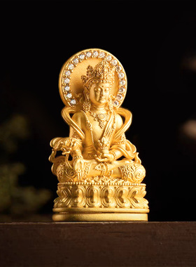 小红书同款黄金色沙金镶嵌药师佛项链复古女款吊坠宫廷风锁骨链女