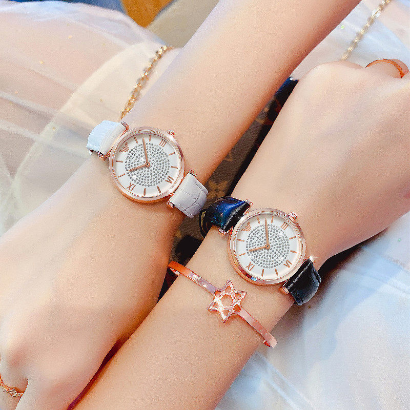 2021年新款轻奢小众满天星女款手表 奢蔻国产腕表