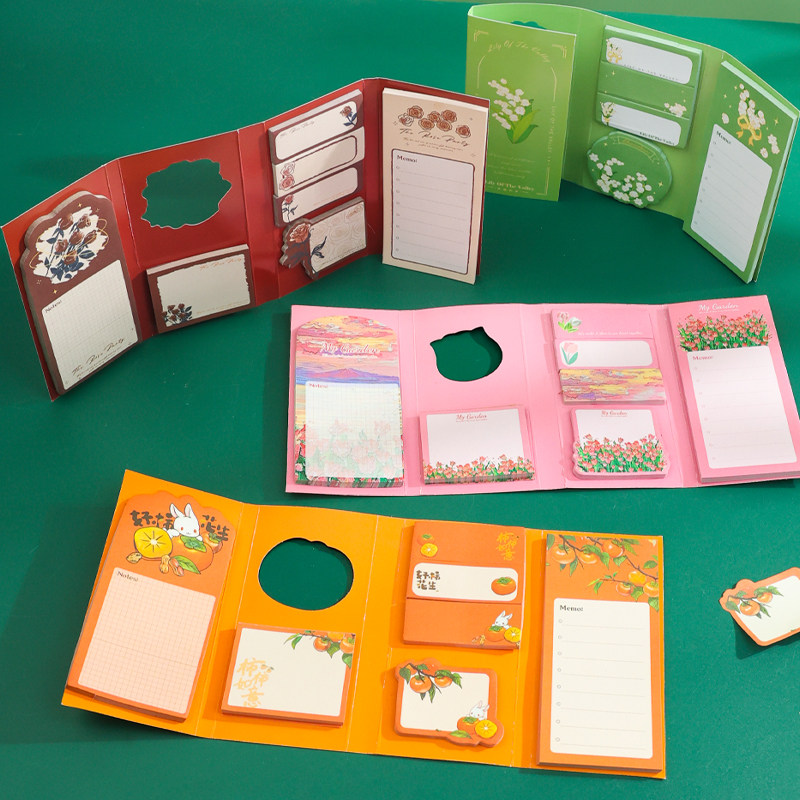 城市风景四折便签纸中国风古典彩色便条纸记事留言备忘贴纸N次贴随身可撕本子故宫文创礼品中小学生生日礼物,淘宝优惠券,粉丝福利购,淘宝优惠卷