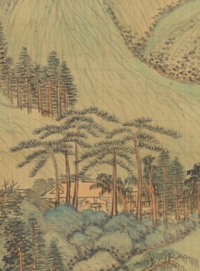 山水画清四王王翚仿古十开画册