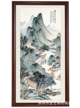 厂家张大千董源华阳仙馆字画装裱