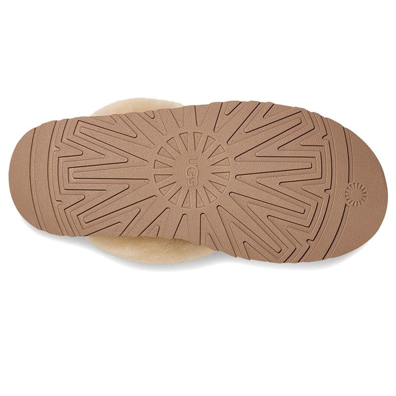 UGG女鞋拖鞋包头拖鞋Disquette厚底毛绒拖鞋加绒加厚厚底保暖秋冬,淘宝优惠券,粉丝福利购,淘宝优惠卷