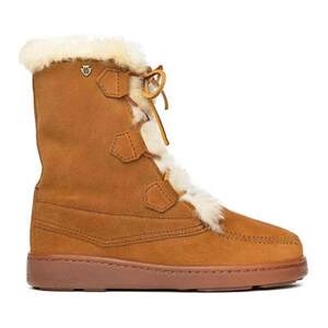 MINNETONKA/迷你唐卡女士雪地靴秋冬保暖高筒反绒皮正品1259-3382