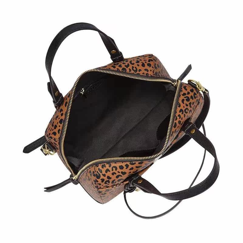 fossil /化石小号手提斜挎波士顿包 axonus海外女士包袋