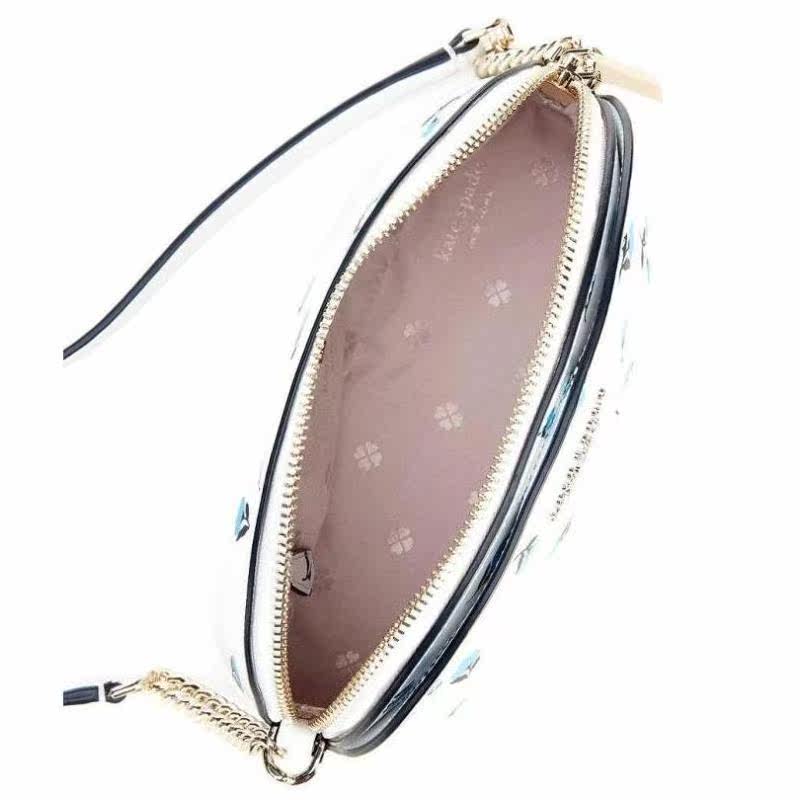 kate spade金属链印花皮质贝壳包 axonus海外女士包袋