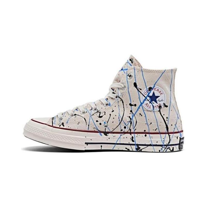 Converse/匡威男鞋帆布鞋系带高帮泼墨油画时尚春秋正品11547616-图1