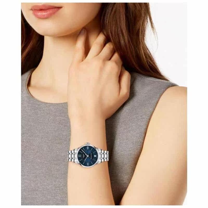 天梭女tissot瑞士钢带防水机械表 axonus海外瑞士腕表