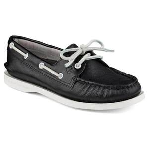 Sperry Top-Sider女鞋帆船鞋皮质系带圆头舒适正品23483W