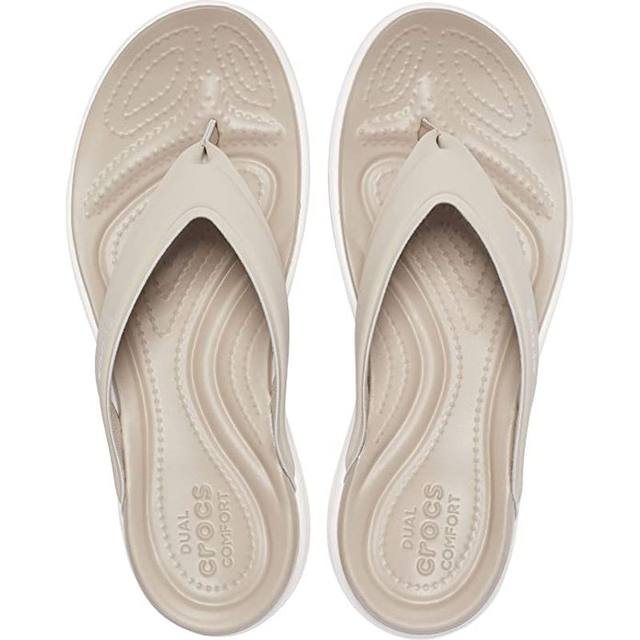 Breathable Crocs flat flip-flops