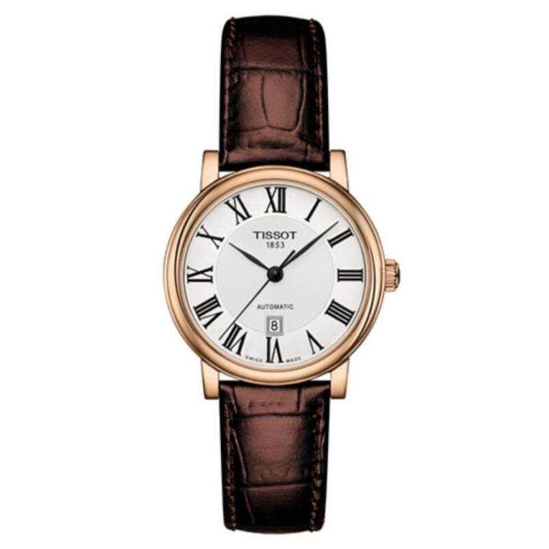 天梭女tissot瑞士卡森机械表皮带 axonus海外瑞士腕表