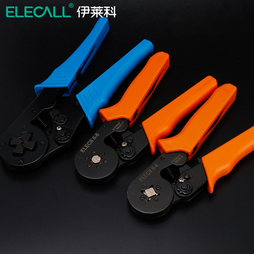 伊莱科迷你管型压线钳冷压端子钳多功能棘轮式压接钳针形夹线工具 - 图1