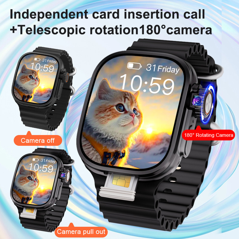 海外版首款真曲面智能手表S10可插卡华强北抽拉像头wifi定位,淘宝优惠券,粉丝福利购,淘宝优惠卷