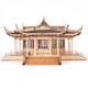 Wooden building model diy handmade educational ornaments