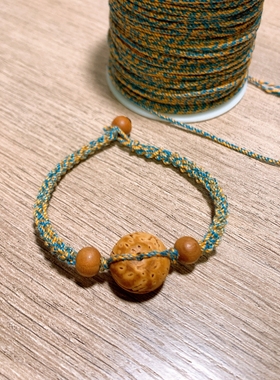 男女婴儿桃核平安扣民族风手链