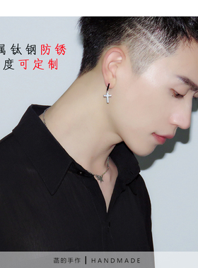 手作ins风相守颈链男脖圈chocker