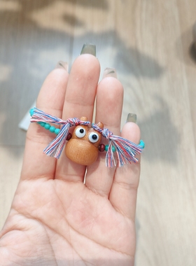 呱呱来财l绿松石香籽diy配件手工编织手绳项链文玩佛珠手串配饰