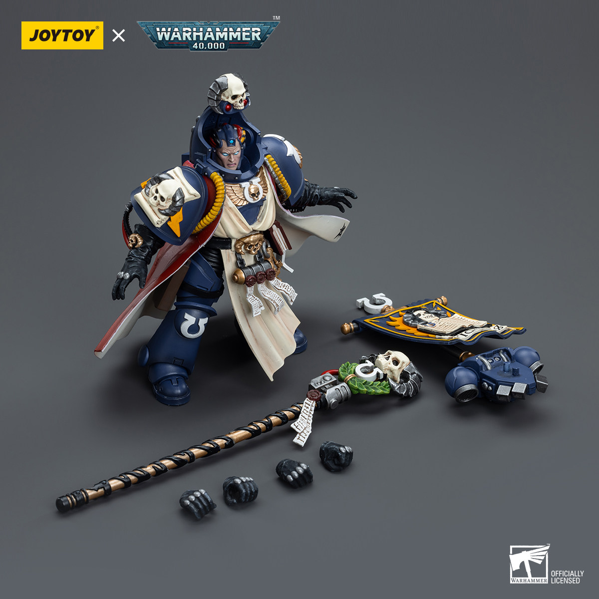 JOYTOY暗源战锤首席智库员狄格里斯40K极限战士 1:18可动兵人模玩,淘宝优惠券,粉丝福利购,淘宝优惠卷