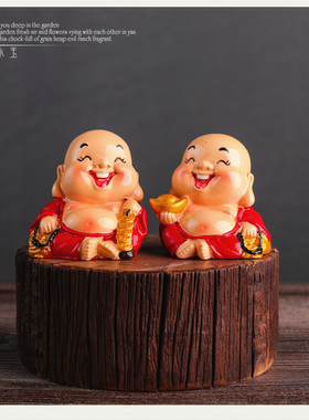 财神树脂福禄寿公仔汽车礼品摆件
