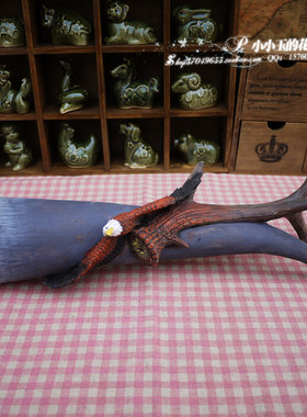 力量鹿角可爱风结婚礼物工艺品