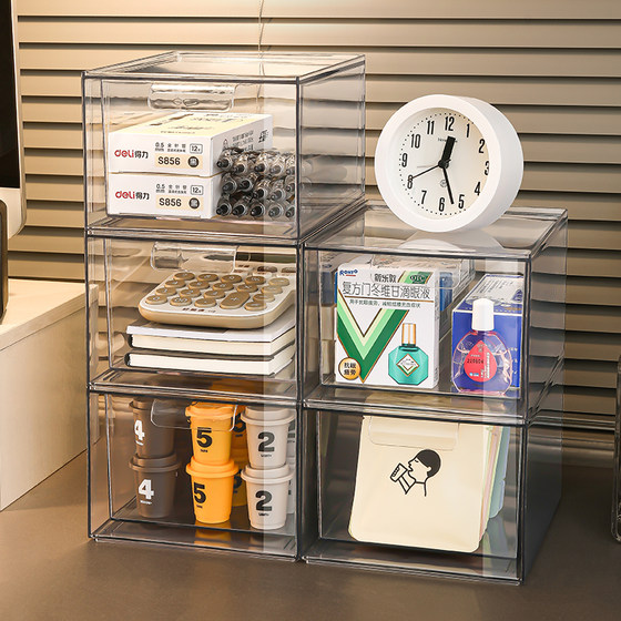 Kamanpet material stackable office storage box