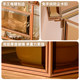 Kaman small brown box glass cosmetics storage box