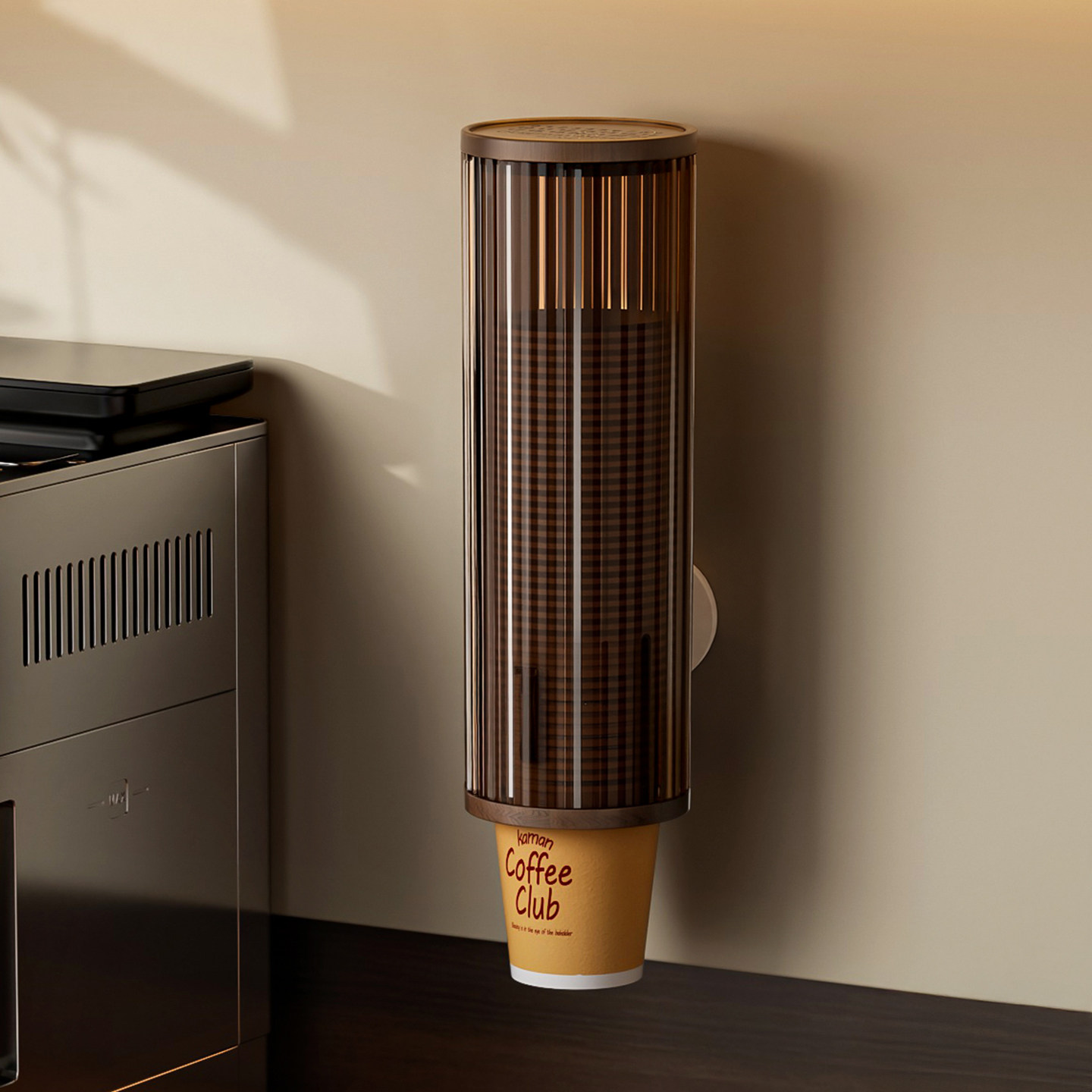 一次性杯子取杯器壁挂式饮水机收纳纸杯架免打孔高级水杯置物架子,淘宝优惠券,粉丝福利购,淘宝优惠卷