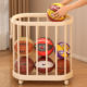 Basketball storage rack home ball yoga mat storage basket