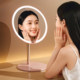 LED makeup mirror with light tabletop beauty vanity mirror