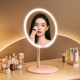LED makeup mirror with light tabletop beauty vanity mirror