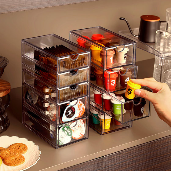 Kaman coffee storage box three and a half meal display stand