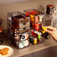 Kaman coffee storage box three and a half meal display stand