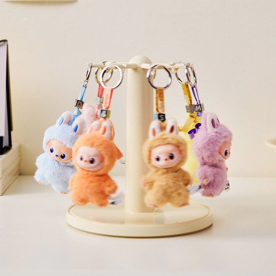 Rotating labubu pendant blind box display box